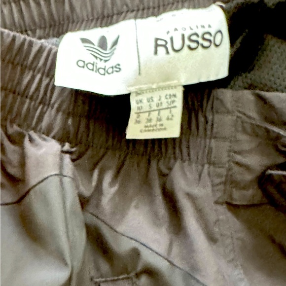 Adidas Originals x Paolina Russo Track Pants Women’s Small Black Yellow Joggers - Picture 6 of 6